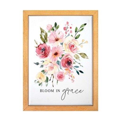 Bloom in Grace, Framed Bullnose Art  - 