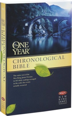 NKJV One Year Chronological Bible, Paperback  - 