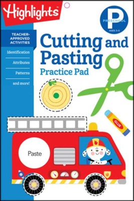 Preschool Cutting and Pasting  - 