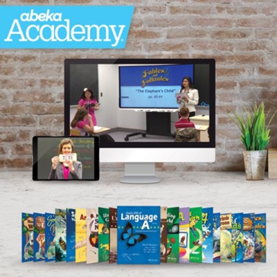 Abeka Academy Grade 4 Full Year Video & Books  Enrollment (Accredited)  - 