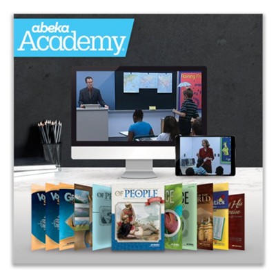 Abeka Academy Grade 7 Full Year Video & Books Instruction - Independent Study (Unaccredited)  - 