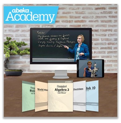 Abeka Academy Grade 10 Full Year Video Instruction - Independent Study (Unaccredited)  - 