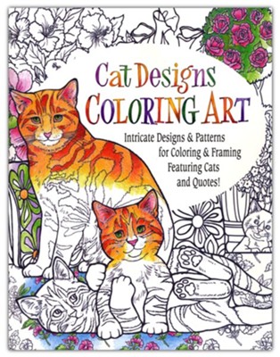 Cat Coloring Book for Adults  - 