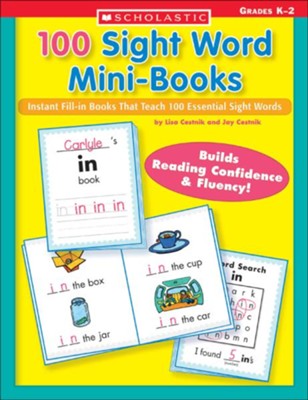 100 Sight Word Mini-Books  -     By: Lisa Cestnik, Jay Cestnik
