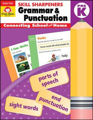 Skill Sharpeners: Grammar and Punctuation, Grade Pre-K   - 