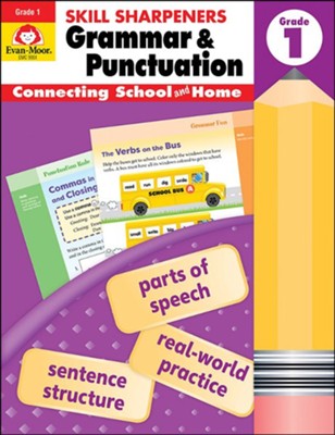 Skill Sharpeners: Grammar & Punctuation, Grade 1   - 