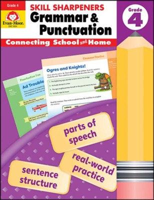 Skill Sharpeners: Grammar and Punctuation, Grade 4   - 