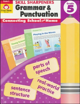 Skill Sharpeners: Grammar and Punctuation, Grade 5   - 