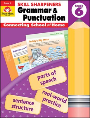 Skill Sharpeners: Grammar and Punctuation, Grade 6   - 