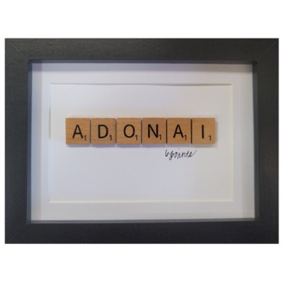 Adonai Framed Art  - 