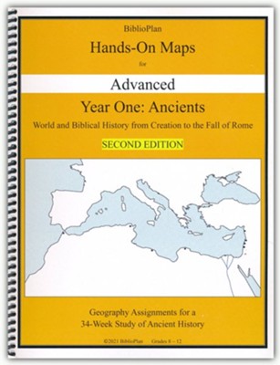 BiblioPlan Hands-On Maps for Advanced Year One: Ancients (2nd Edition)  - 