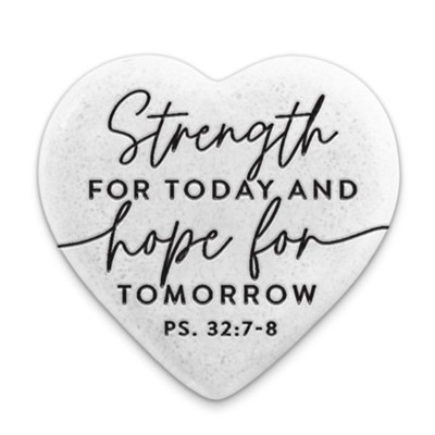 Strength For Today, Heart Scripture Stone - Christianbook.com