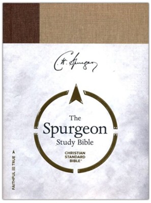 CSB Spurgeon Study Bible, Cloth Over Board  - 