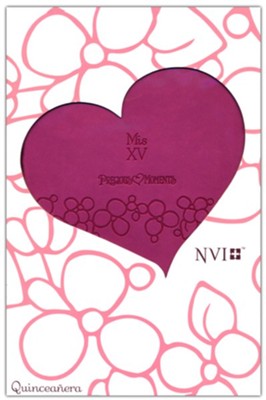 Santa Biblia Precious Moments NVI, Edicion Quinceanera, Rosa (Sweet 15 Edition, Leathersoft Pink)  - 