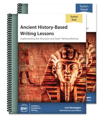 Ancient History-Based Writing Lessons Teacher/Student Combo (6th Edition)  -     By: Lori Verstegen
