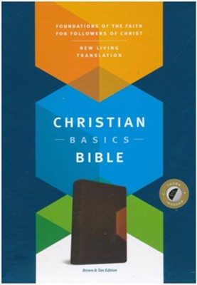 NLT Christian Basics Bible, Brown/Tan Soft Imitation Leather with Thumb Index  -     By: Martin Manser, Michael H. Beaumont
