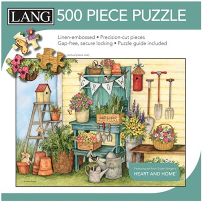 Susan Winget ART new LANG 500 PIECE JIGSAW PUZZLE " FRESH BUNCH" 