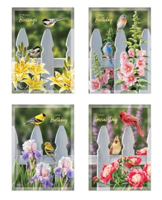 Backyard Beauties, Birthday Boxed Cards (KJV)  - 