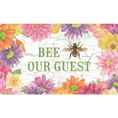 Bee Our Guest Doormat  -     By: Andrea Tachiera
