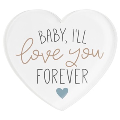 Baby, I'll Love You Forever Heart Magnet  - 