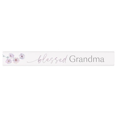 Blessed Grandma Stick Plaque  - 