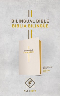 Biblia Biling&#252;e NLT/NTV, Piel Imitada, Perla  (NLT/NTV Bilingual Bible, Imit. Leather, Pearl)  -     By: Tyndale
