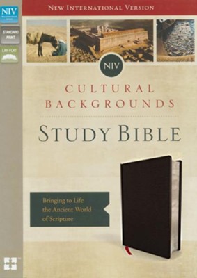 NIV Cultural Backgrounds Study Bible, Bonded Leather, Black: Edited By ...