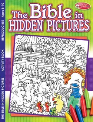 The Bible in Hidden Pictures Activity Book, New   - 