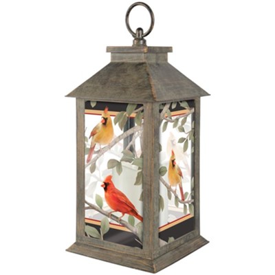 Serene Cardinals Lantern  -     By: Diane Neukirch

