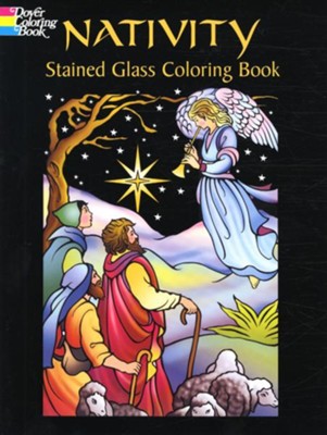 Nativity Stained Glass Coloring Book  -     By: Marty Noble

