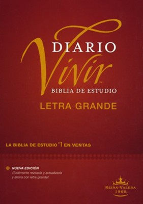 RVR60 Biblia de estudio del diario vivir, letra grande, RVR60 Large-Print Life Application Study Bible, hardcover  - 