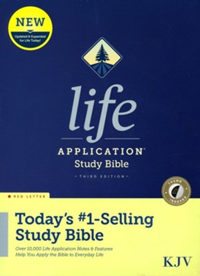 KJV Life Application Study Bible, Third Edition--hardcover, indexed  - 