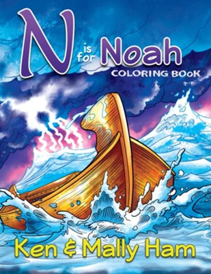 N Is for Noah Coloring Book   -     By: Ken Ham, Mally Ham
