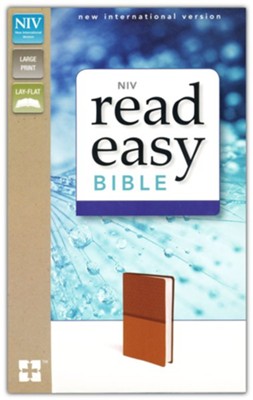 NIV ReadEasy Bible--imitation leather, tan  - 