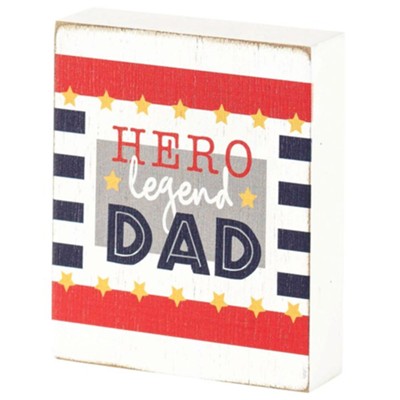 Hero Legend Dad Tabletop Plaque  - 