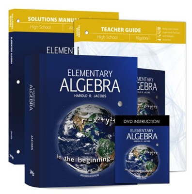 Elementary Algebra Package with DVD (with paperback Algebra book)  -     By: Harold R. Jacobs

