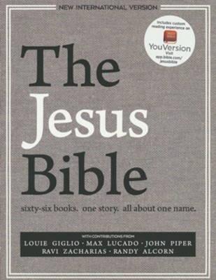 NIV, The Jesus Bible, Hardcover   -     Edited By: Passion Publishing
    By: Louie Giglio, Max Lucado, Ravi Zacharias, Randy Alcorn

