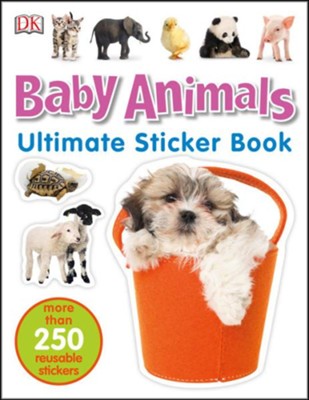 Ultimate Sticker Book: Baby Animals  - 