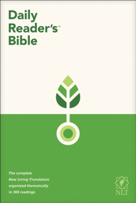 NLT Daily Reader's Bible, softcover  - 