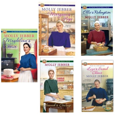 Amish Charm Bakery Series, Volumes 1-5  -     By: Molly Jebber
