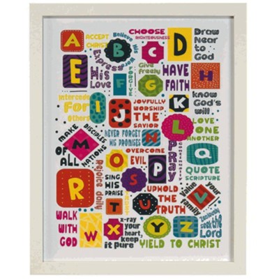 ABC's of Christianity Framed Art  - 