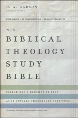 NIV Biblical Theology Study Bible, Hardcover, Comfort  Print  -     Edited By: D.A. Carson
