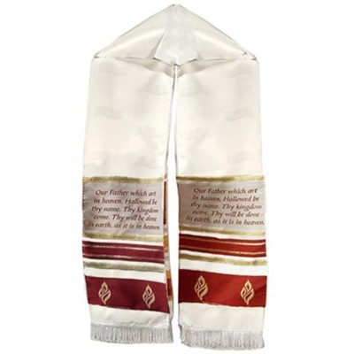 The Covenant Prayer Shawl (Red-Gold)