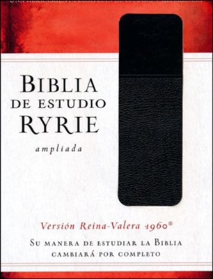 Biblia de estudio Ryrie ampliada RVR 1960, Negro (The Ryrie Study Bible, Black Duo-tone)  -     By: Charles Ryrie
