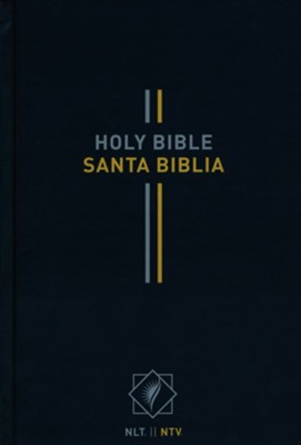 Biblia Biling&#252e NLT/NTV, Enc. Dura Negra  (NLT/NTV Bilingual Bible, Hardcover, Black)  - 