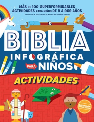 Biblia infogr&#225fica para ni&#241os - Actividades (Biblia Infographics for Kids Activity Book)  -     Illustrated By: Brian Hurst
