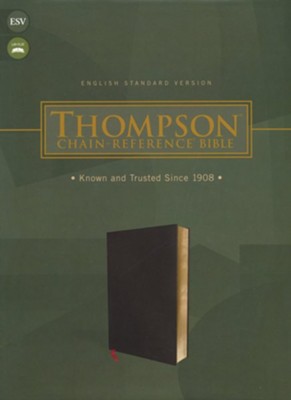 ESV Thompson Chain-Reference Bible--bonded leather, black  -     Edited By: Frank Charles Thompson
