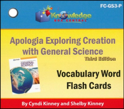 Apologia Exploring Creation With General Science 3rd Edition Vocabulary Words Flash Cards  -     By: Cyndi Kinney, Shelby Kinney
