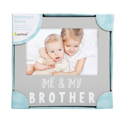 &#034Me and My Brother&#034 Sentiment Photo Frame  - 