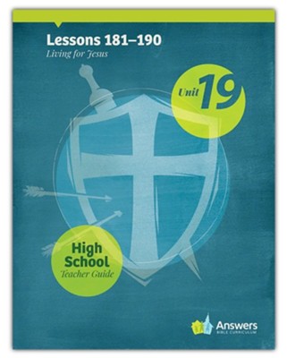 Answers Bible Curriculum High School Unit 19 Teacher Guide (2nd Edition)  - 